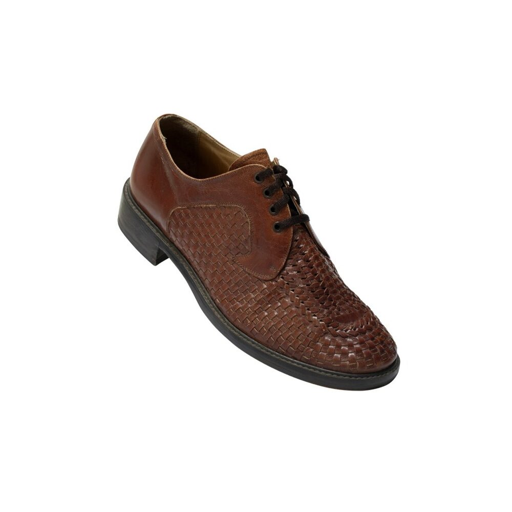 Sundazed (Austria) 60s, Handwoven, Light Glaze, Open Lacing, Summer Derby